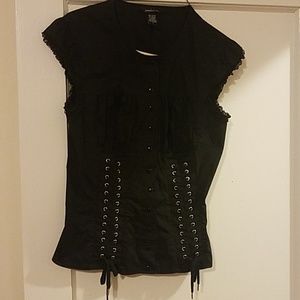 Corset looking shirt